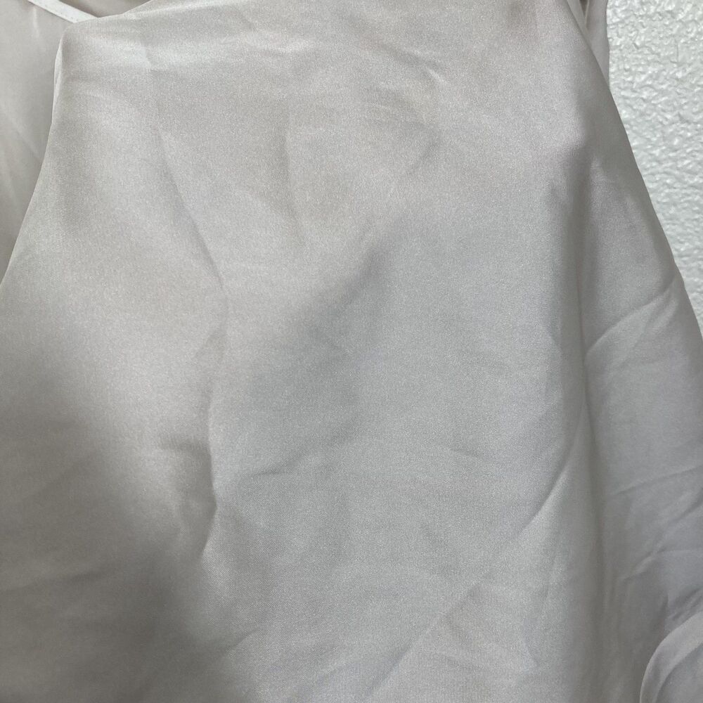 Free People Slip Dress Womens Medium Beige Satin Intimately Chemise Nightgown - Picture 13 of 16